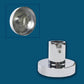 Thermostatic Exposed Shower Mixer Bathroom Twin Head Large Round Bar Set Chrome
