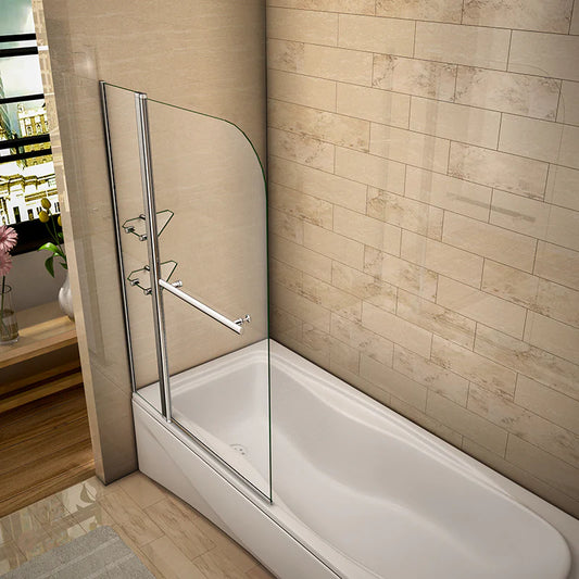 1000X1500mm Chrome Pivot Shower Bath Screen Easyclean,glass shelves