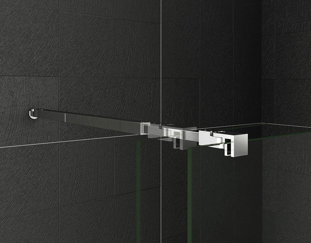 Support bar (ALL STYLES) for wet room screen walk in shower