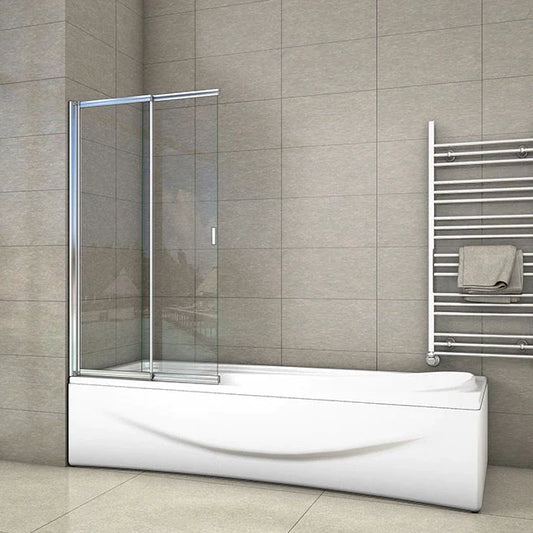 180 degrees pivot 800x1400mm sliding Shower Bath Screen