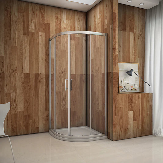 Quadrant Shower Enclosure 760-1000mmx1850 Corner Entry Cubicle Shower Tray Optional