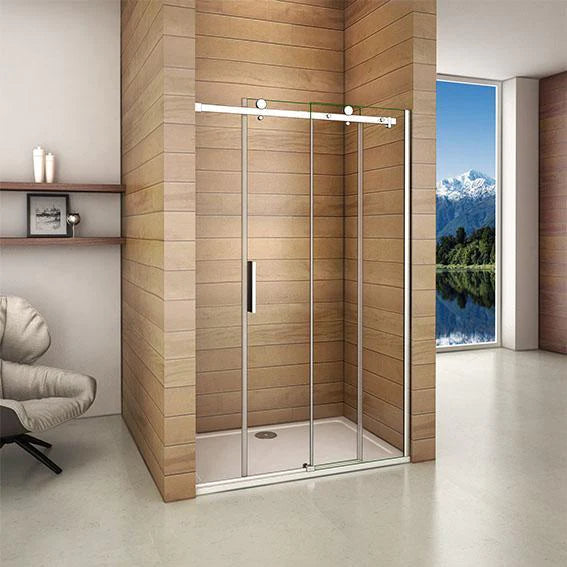 100cm | 110cm | 120cm | 140cm x 195cm sliding shower door, no tray