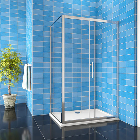 Bathroom Sliding Shower Door 8mm NANO EASY CLEAN tempered clear glass