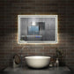 LED Bathroom Mirror with Demister Pad and Bluetooth|Dimming Function|Touch Switch|IP44|