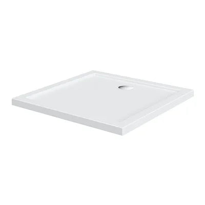 Ultra - Slim Low Profile Stone Resin Shower Tray Square