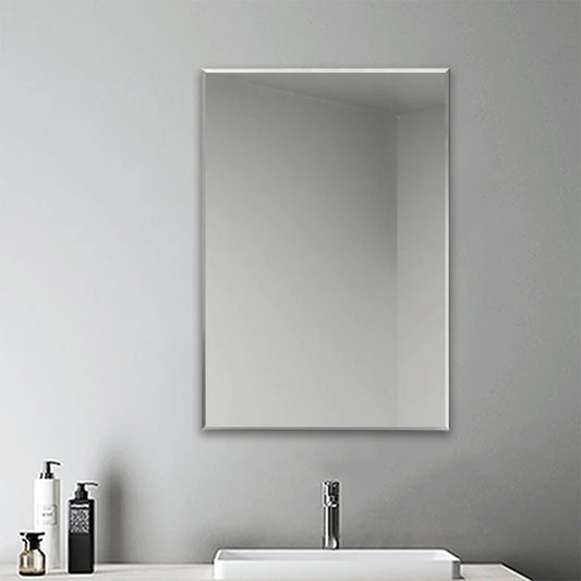 Flameless Plain Mirror Large Full Length with Wall Hanging Fixings