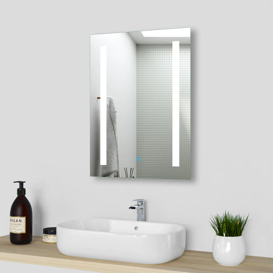LED Illuminated Bathroom Mirrors with Demister Wall Mounted