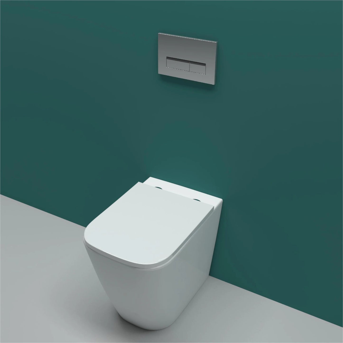 Bathroom Back To Wall Toilet Pan WC Soft Close Seat (UF) BTW