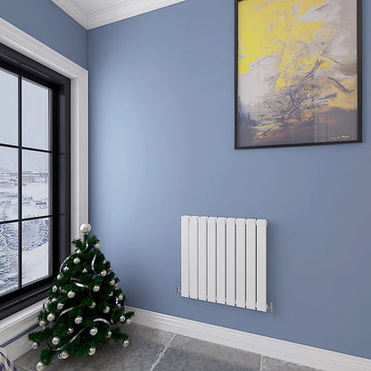 Flat Panel White Horizontal Designer Radiator single or double