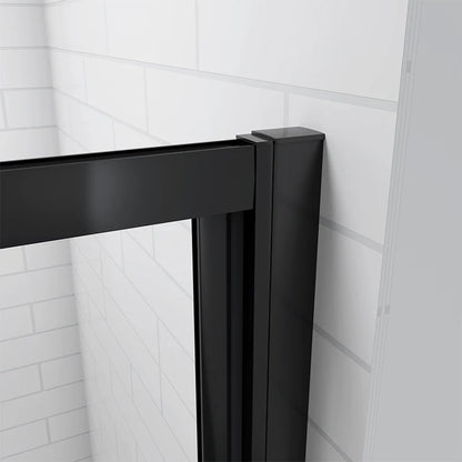 Bi fold Shower Door Shower Enclosure black