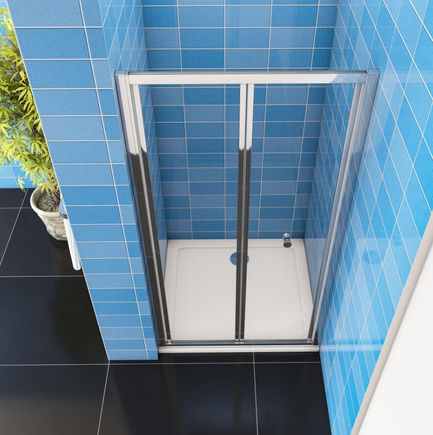 Bi fold Shower Door Shower Enclosure Cubicle 70-100x1850 Glass