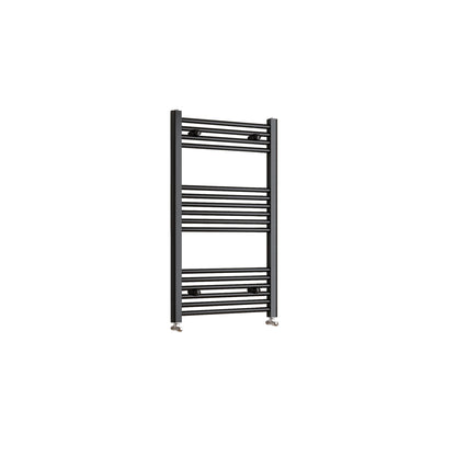 Matt Black Bathroom Central Heating Towel Rail Straight Designer Ladder Radiator Warmer