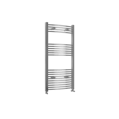 Chrome Bathroom Central Heating Towel Rail Curved Designer Ladder Radiator Warmer