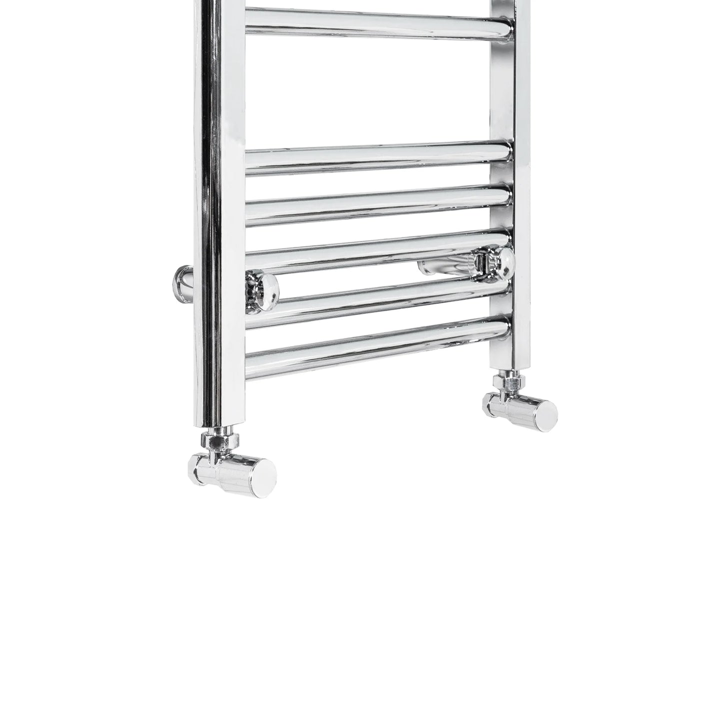 Chrome Bathroom Central Heating Towel Rail Straight Designer Ladder Radiator Warmer