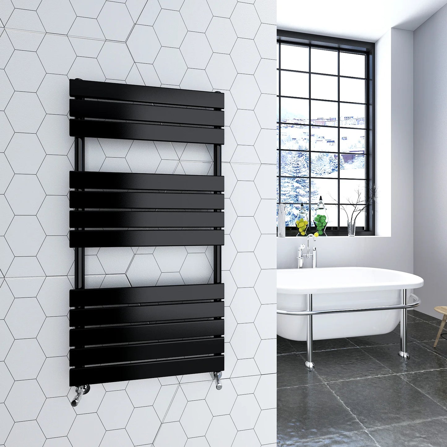 Towel Rail Bathroom Radiator Flat Panel Ladder Designer Rads