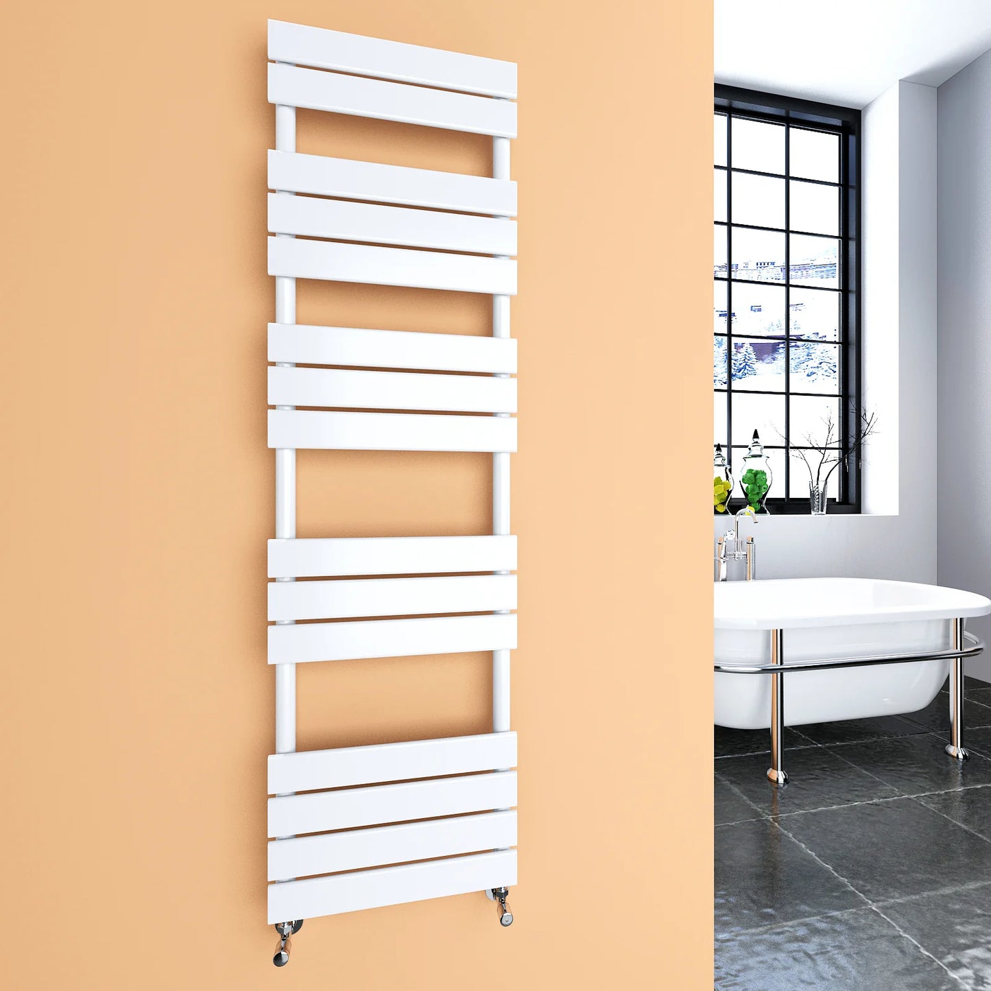 Towel Rail Bathroom Radiator Flat Panel Ladder Designer Rads