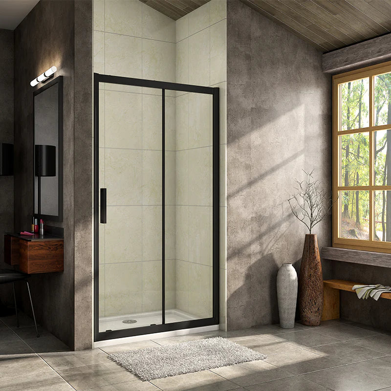 Shower sliding door single door 8mm Easy Clean Glass 1950mm Height