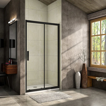 Shower sliding door single door 8mm Easy Clean Glass 1950mm Height