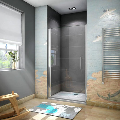 Frameless Pivot Shower Door Enclosure