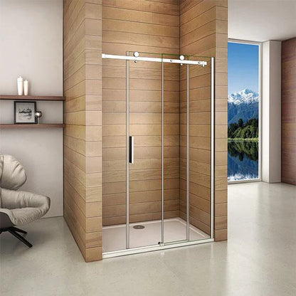 Frameless Sliding Shower Enclosure 195cm Door Shower Tray