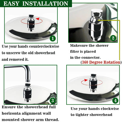 Bathroom Concealed Thermostatic Shower Mixer Set Round Design Chrome Finish