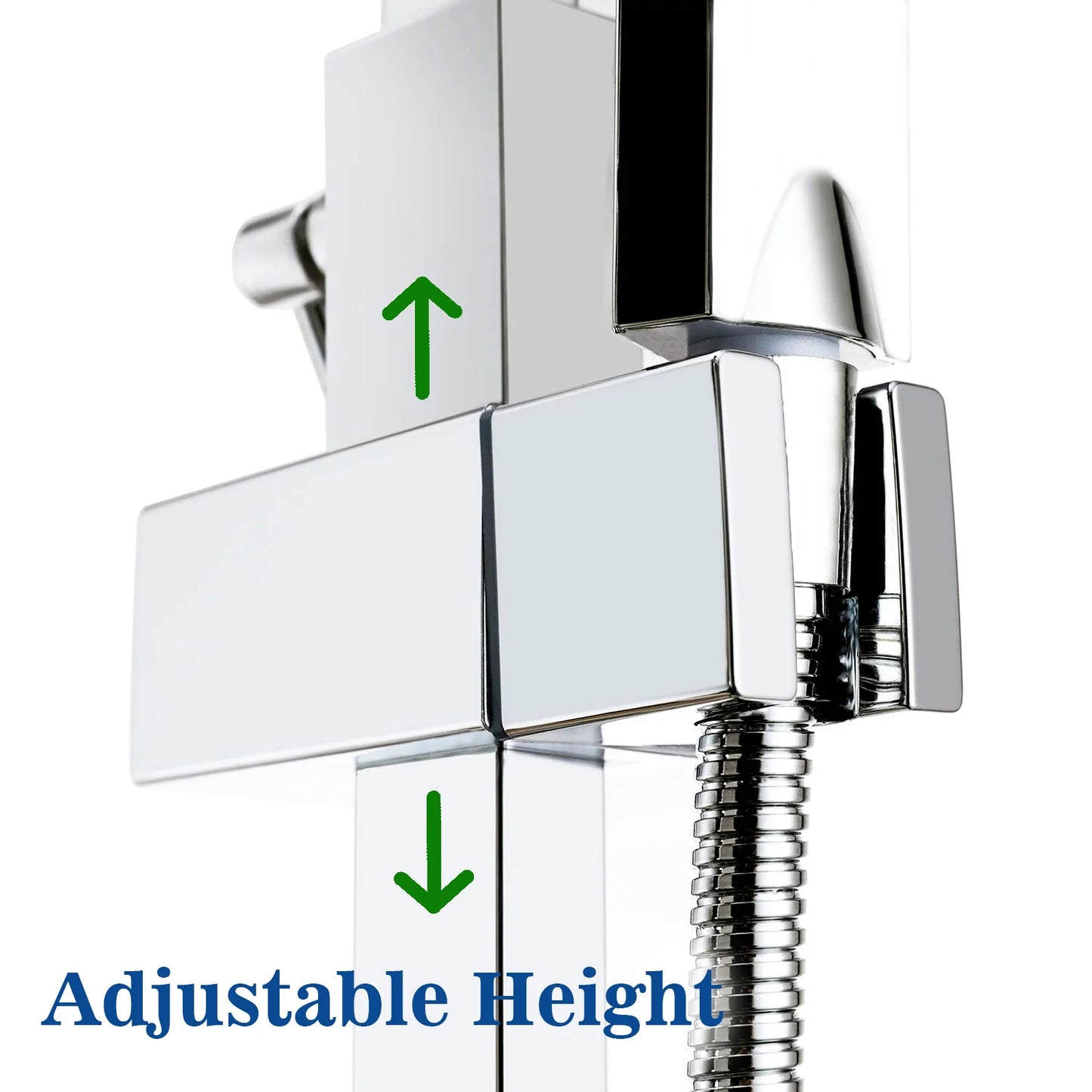 Bathroom Shower 38 Degrees Constant Temperature Shower, Single Function, Height Can Be Adjusted Freely.