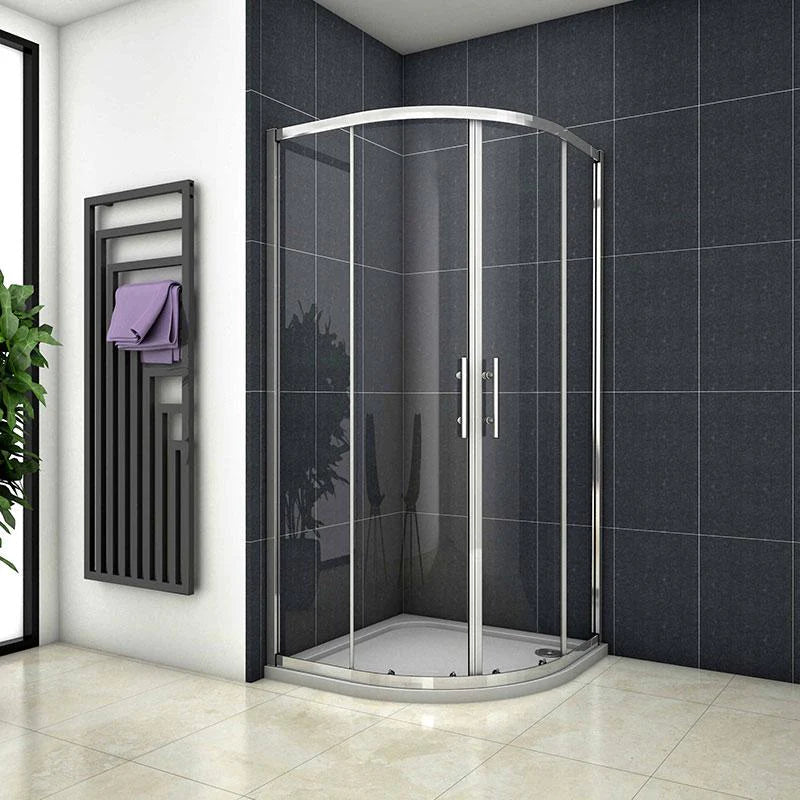 800|900|1000mm EasyClean Glass Walk In Quadrant Shower Enclosure 1900MM