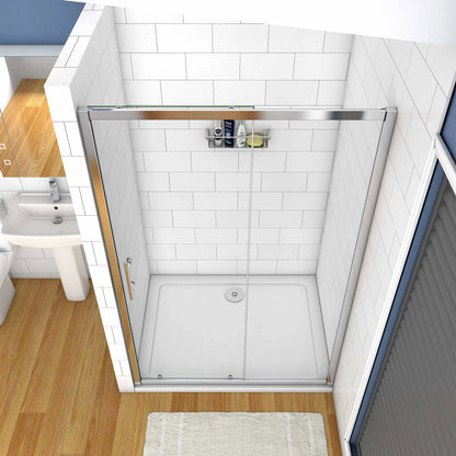 1000mm-1700mm Chrome frame Sliding Shower Door 1900mm height