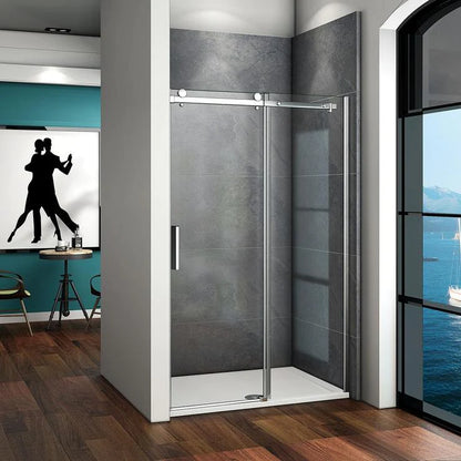 100cm | 110cm | 120cm | 140cm x 195cm sliding shower door, no tray