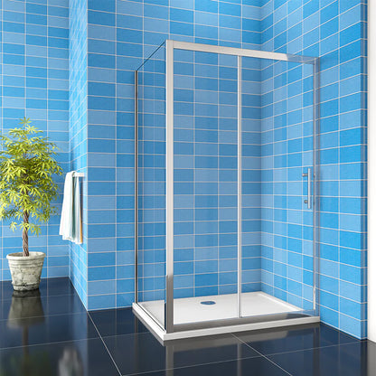 Bathroom Sliding Shower Door 8mm NANO EASY CLEAN tempered clear glass