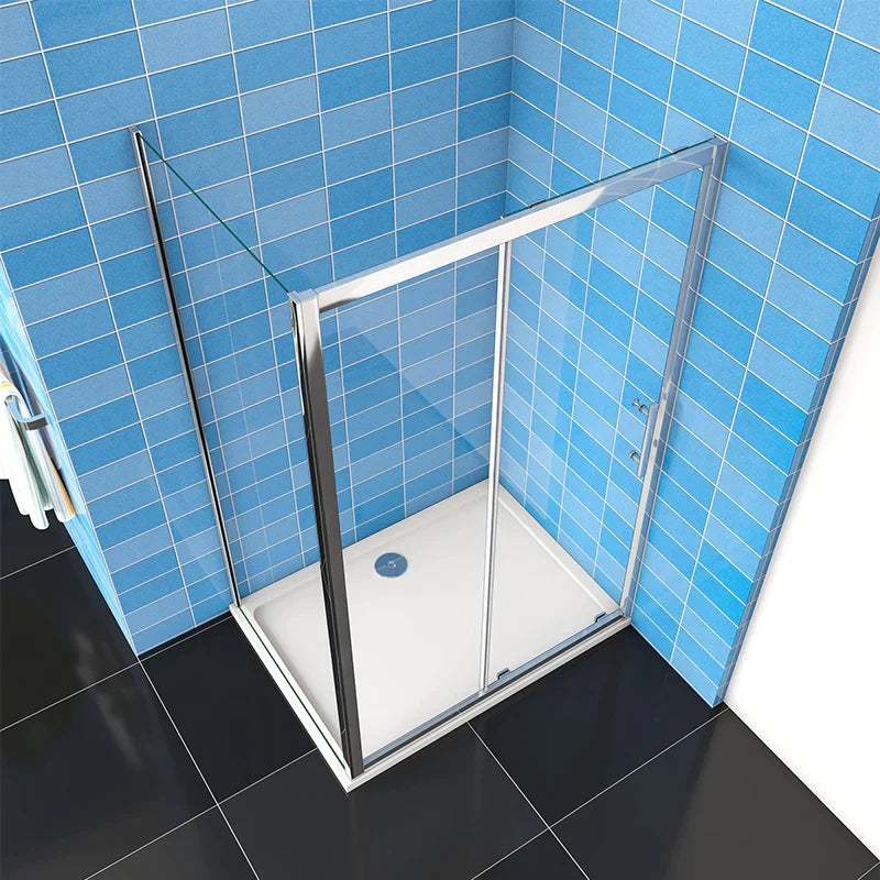 Copy of Bathroom Sliding Shower Door 8mm NANO EASY CLEAN tempered clear glass