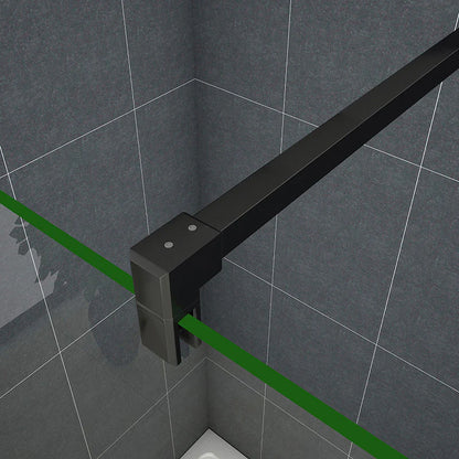 700-1400mm Walk in Wet Room Shower screen,8mm NANO glass,1850 1950 2000 Height