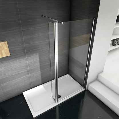 Shower Enclosure 70-140cm+30cm Screen Panel 8mm NANO Glass 200cm Height