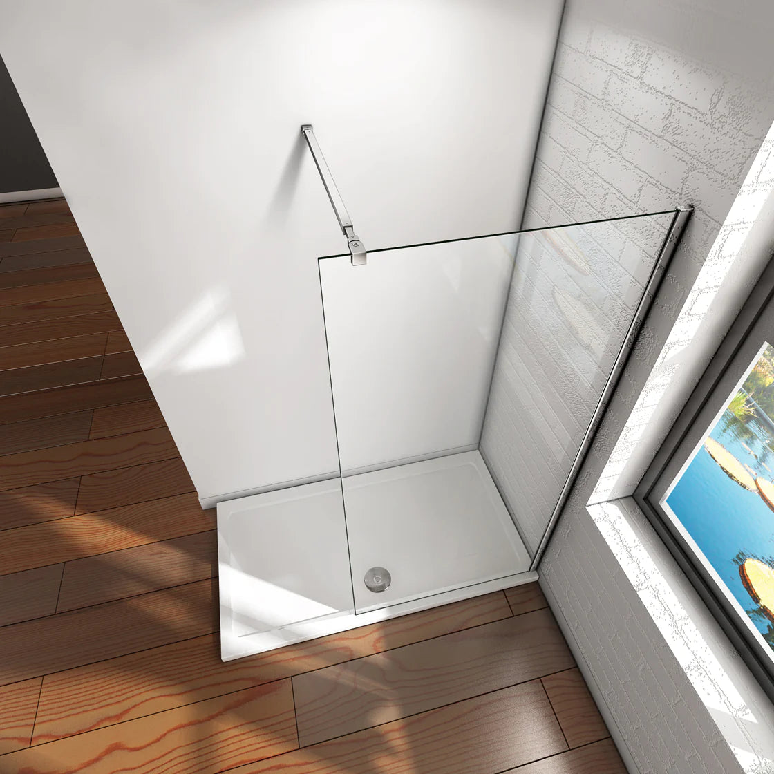 700-1400mm Wet Room Shower screen 8mm NANO glass,1850 1950 2000 Height