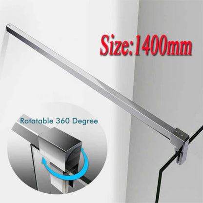 support bar (All sizes) aluminium zinc alloy wet room screen walk in shower accessories