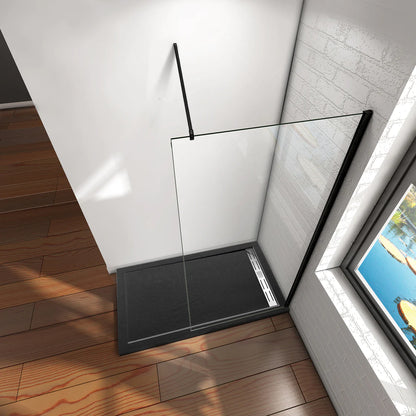 1850 / 1950 / 2000 mm Height Walk in Wet Room Shower screen 8mm EasyClean Glass